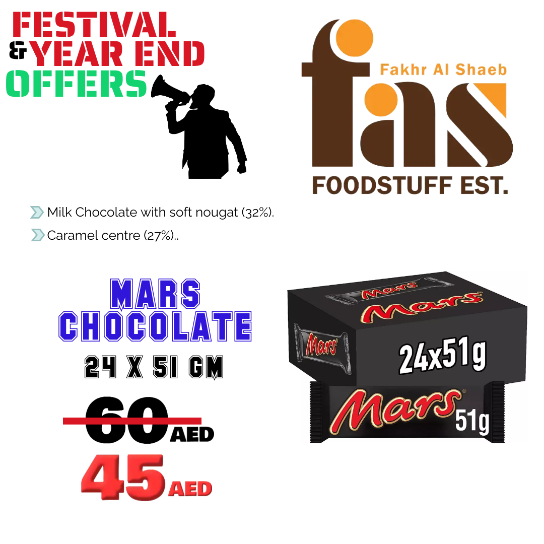 Chocolat Mars 24x51g
